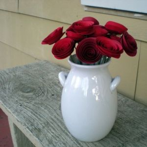 Images of vases - Red Paper Flowers Bouquet.jpg